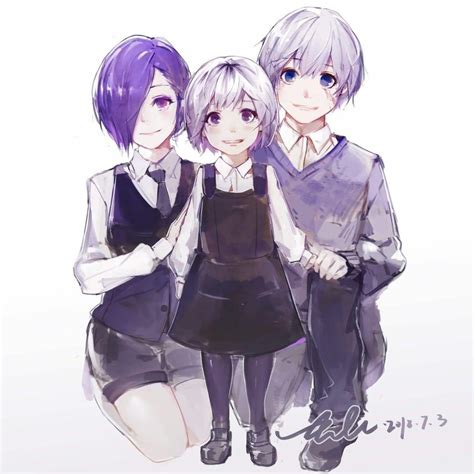 tokyo ghoul ken and touka|ken kaneki daughter.